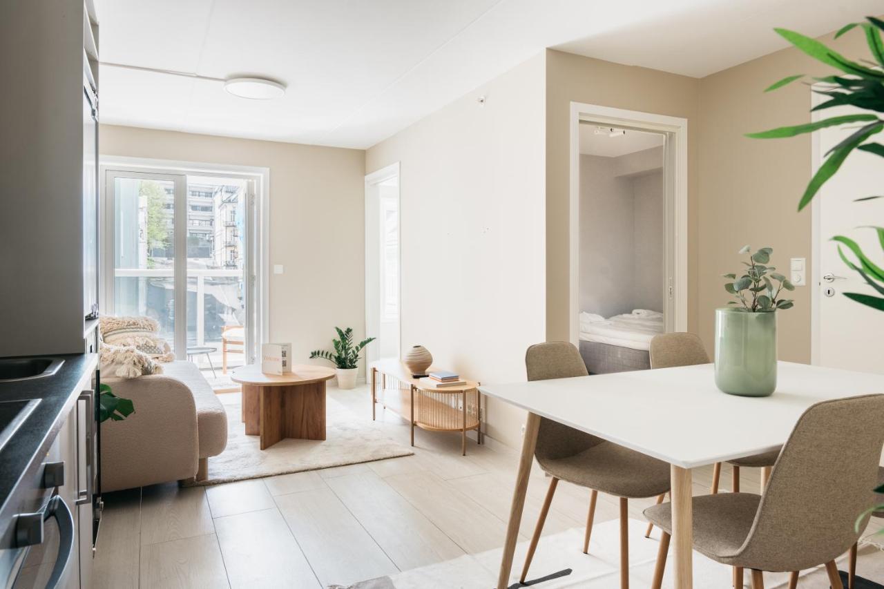 Stay Urban - Scandinavian Comfort With Private Balcony Берген Экстерьер фото